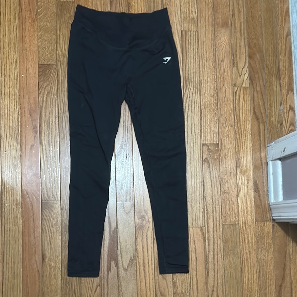 Gymshark Black Leggings Slim Fit Stretch